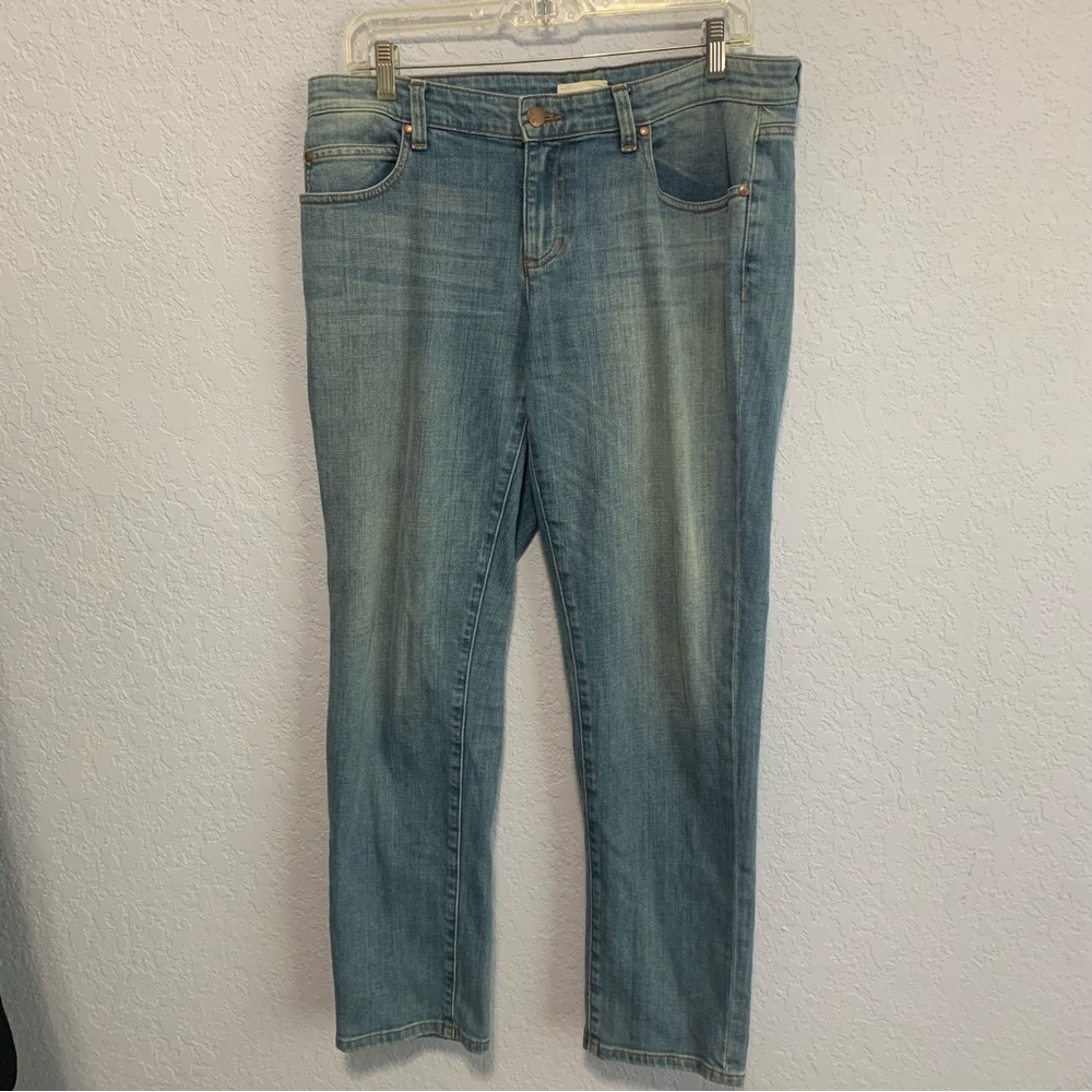 Eileen Fisher Women’s Organic Cotton Stretch Distressed Jeans